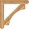 Ekena Millwork Westlake Craftsman Rough Sawn Bracket, Western Red Cedar, 6"W x 46"D x 46"H BKT06X46X46WTL04RWR - alternate 4